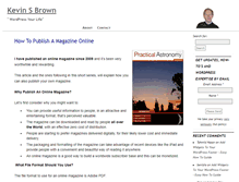 Tablet Screenshot of kevinsbrown.com